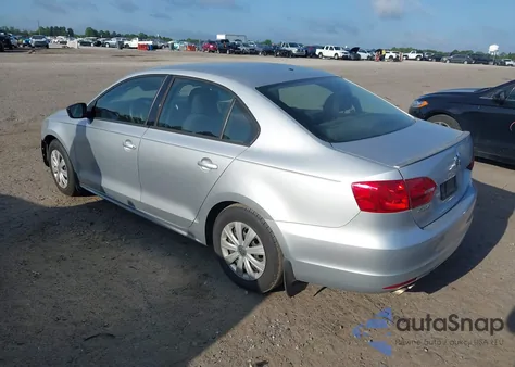 2012 Volkswagen Jetta 2.0L S из США, поврежденный, VIN 3VW2K7AJ1CM357267